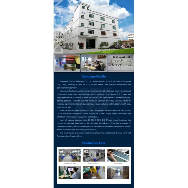 Small Embedded 2D QR Code Barcode Scanner Module with 1 Million Pixel CMOS Image Recognition and 65cm/s Scan Speed