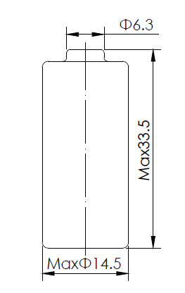 1100mAh Li-MnO2 Battery , 3V Lithium Primary Battery CR14335SE 2/3AA Anti Corrosion