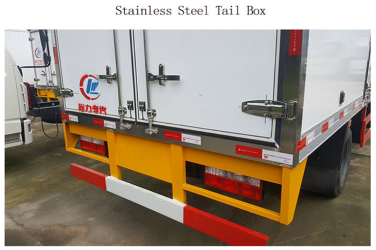 4T Freezer Lorry Box Truck Diesel Engine Euro 5 Standard