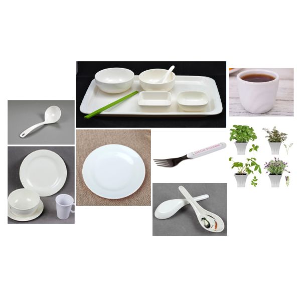 Kitchen Serving Bowl Melamine Formaldehyde Moulding Powder High Thermal Stability