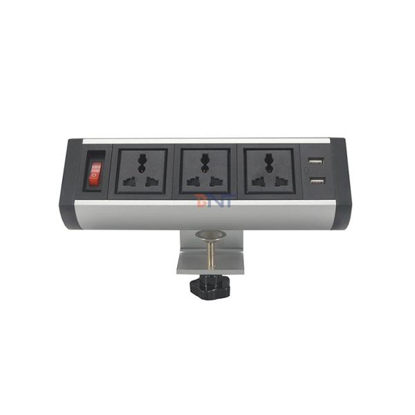 Aluminum alloy fixed on table clamp socket for office table