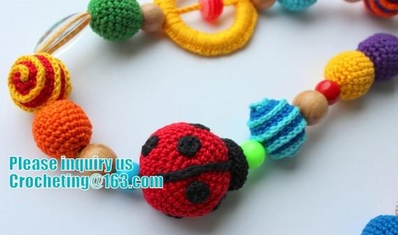 Amigurumi funny toy Nursing necklace Breastfeeding necklace teething toy