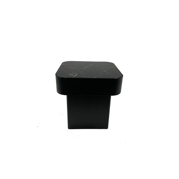 luxury new design modern black marble top black iron frame coffee table for the home furniture