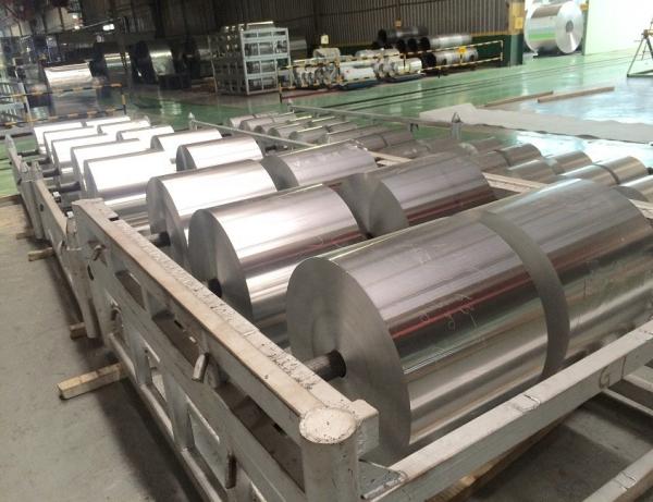 8000 Series Alloy Aluminum Foil Coil Jumbo Manbig Roll For Tray Container