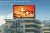 P25 pantallas de la publicidad al aire libre LED, pantalla LED a todo color para el anuncio