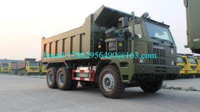 Caminhão basculante da mineração de HOWO WD615.47 6x4 com HW19712 transmissão ZZ3257N3847A