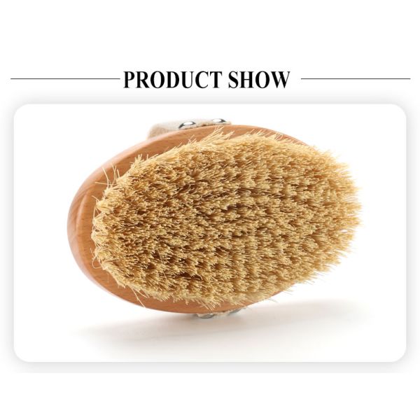 Abeis Corpo Seco Sisal Fibra Vegan Banho Escova Chuveiro Esfoliação Escrubber Massagem