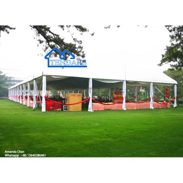 High Peak 25x40m Sports Hall Tent Galvanized Steel All-Weather Shell for Tennis Court