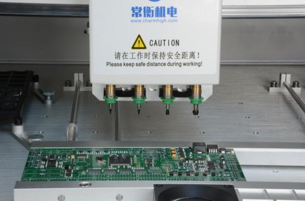 4 Heads Charmhigh Desktop Pick And Place Machine 30pcs Yamaha Pneumatic Feeders