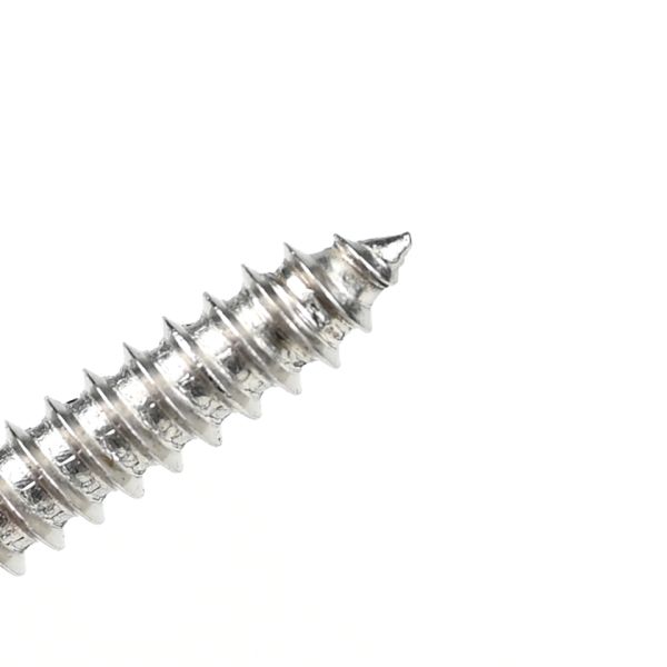 8x20mm Stainless Steel Square Drive Self Tapping Screws for INCH Measurement System