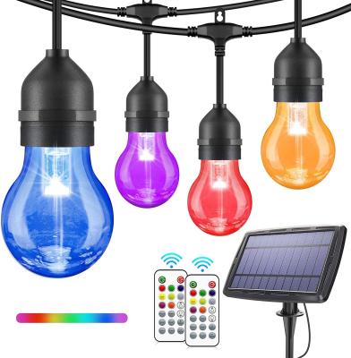 Colorful Dimmable 48FT Garden Decoration Lights With Remote Control