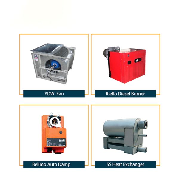 24pcs 36w LED Lamp Automotive Spray Paint Booth 6900*3900*2650mm