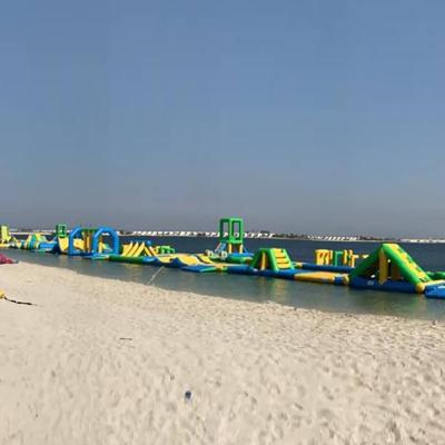 Логотип аквапарк 350 человек 212*40m раздувной напечатал