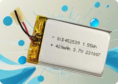 OiD452539-440 3,7V 440mAh 1,5A Décharge 500 cycles Batterie au lithium polymère