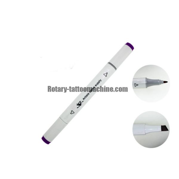 Waterproof Disposable Tattoo Stencils Double Headed Skin Tattoo Marker Pen