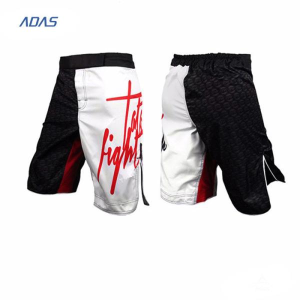 Breathable Unisex MMA Grappling Shorts Spandex Polyester For Youth