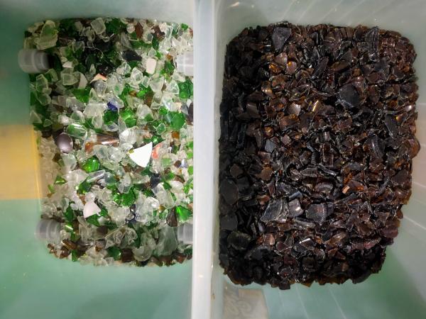 Camadas óticas do CCD da máquina de classificação de WENYAO Glass Mineral Salt Color duas