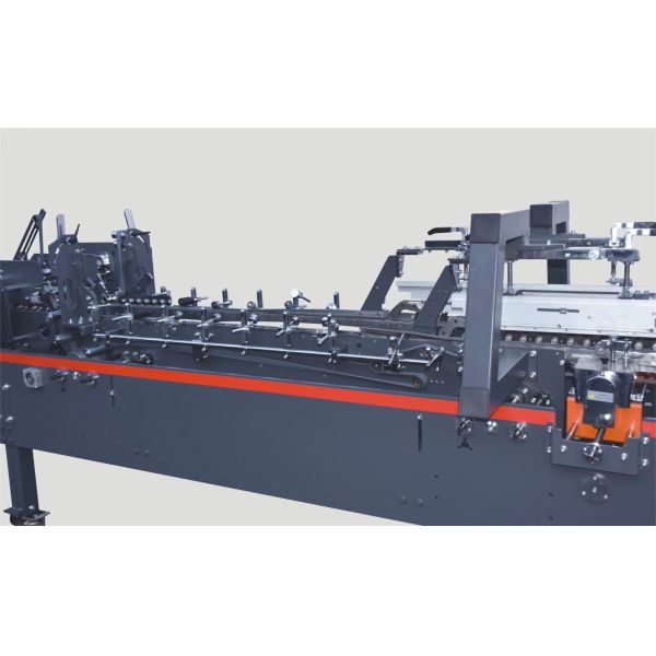 ZH-600G 700G 800G Automatic Feeding Folder Gluer Box Forming Machine with Crash Lock Bottom