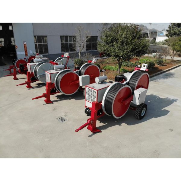 2X70KN 40mm Conductor Cable Wire Stringing Equipment stepless speed