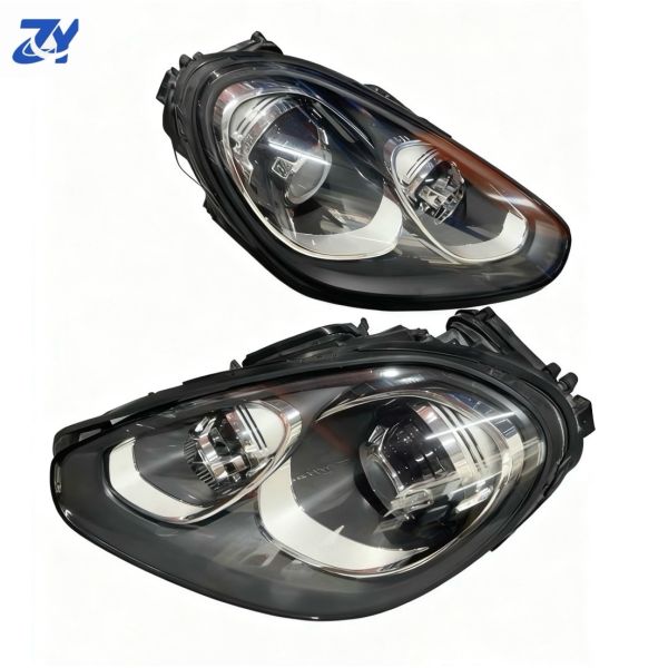 High Configuration LED Black Matrix Headlight Assembly for Porsche Cayenne 2015-2018 GTS