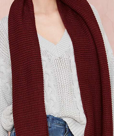 wholesale winter stylish knitted scarf