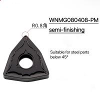 Lampe à commande numérique Wnmg080408-Pm inserts de tour à commande numérique Externe Peach Lathe Blade outils de découpe de fraisage CNC