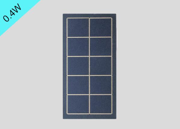 Different Shape Sunpower Miniature Solar Panel High Efficiency 0.4W 5.5V With Golden Edge
