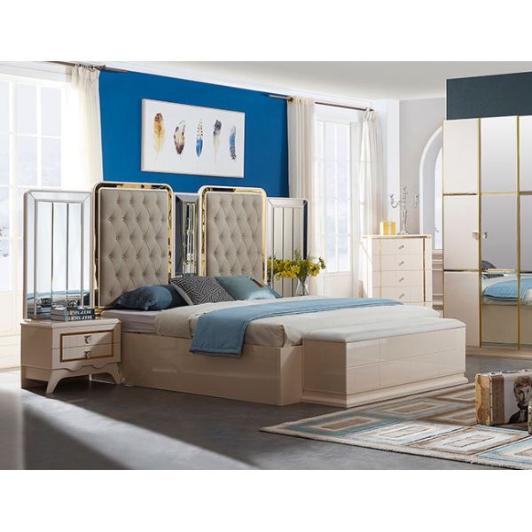 Экологическая мебель 820-2 наборов спальни PU MD нордическая