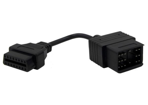 OBD2 OBDII J1962 Female to Toyota 17 Pin OBD1 Male Connector Cable