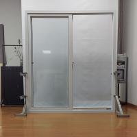 Puertas corredizas de vidrio de PVC doblemente templadas Puertas corredizas de vidrio de PVC personalizables Resistencia a la intemperie