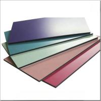 O PE PVDF revestiu o fogo testou o alongamento composto de alumínio da largura 1220mm/1250mm/1500mm do painel na ruptura ≥5%