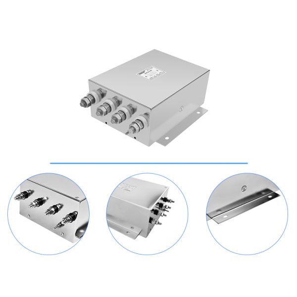 3 Фаза 4 Провод высокого тока EMI фильтр AC 380VAC/440VAC DAC44 100A 125A 150A