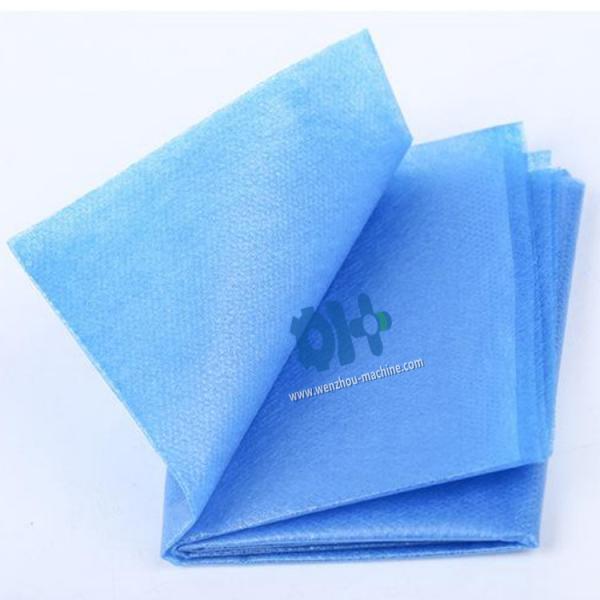 Disposable Bed Sheet Machine Medical Bedsheet Covers Nonwoven Bed Sheet Folding Machine