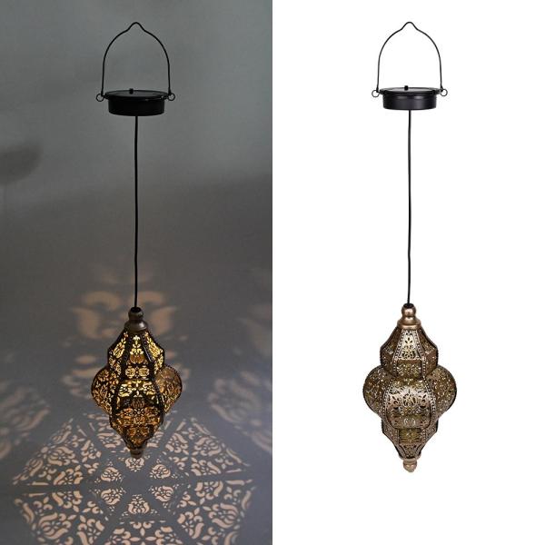 JYLIGHTING Solar Lamps Garden Waterproof Black Garden Light Outdoor Vintage Rope Pendant Light