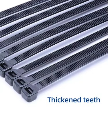4.8*300mm Multi Coloured Cable Ties Plastic Heat Resistant For Outdoor