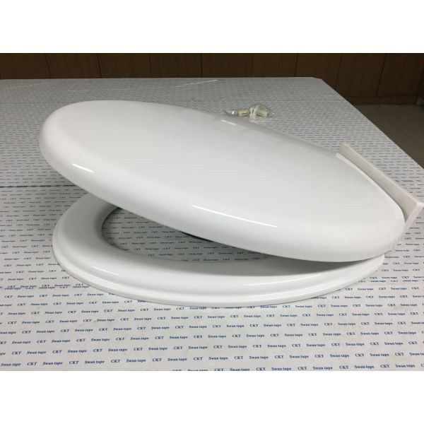 Contemporary Style Universal Toilet Lid Cover , Toilet Bowl Top Cover Quick Cleaning