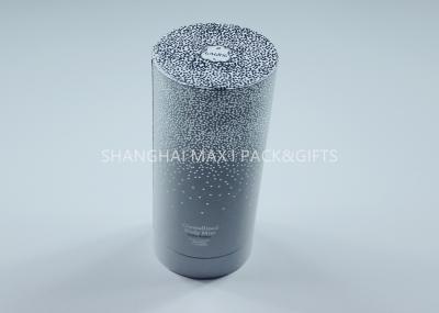 Purple Luxury Round Cardboard Containers Perfume Spray Jewelry Packaging White Silver