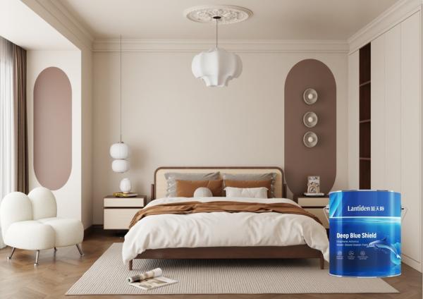 Anti Virus Interior Walll Paint Deep Blue Shield graphene Odor Free for Kid Room