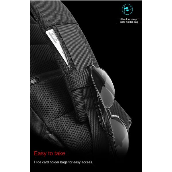 Anti Theft Crossbody Sling Bag Cross Shoulder Sling Bag USB Men Chest Bag