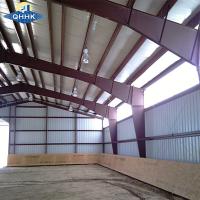 Q355b Pintura anticorrosiva Estrutura de aço Armazém do portal do hangar Prefabricado