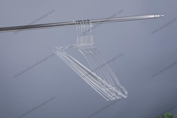 Blue Galvanized Steel Wire Hangers 15 Pieces for Strong Hanging Solutions