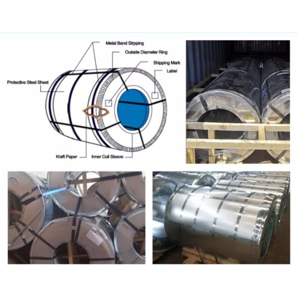 TISCO 2B G550 гальванизировало катушку стальной ширины горячую окунутую PPGI катушки 1250mm