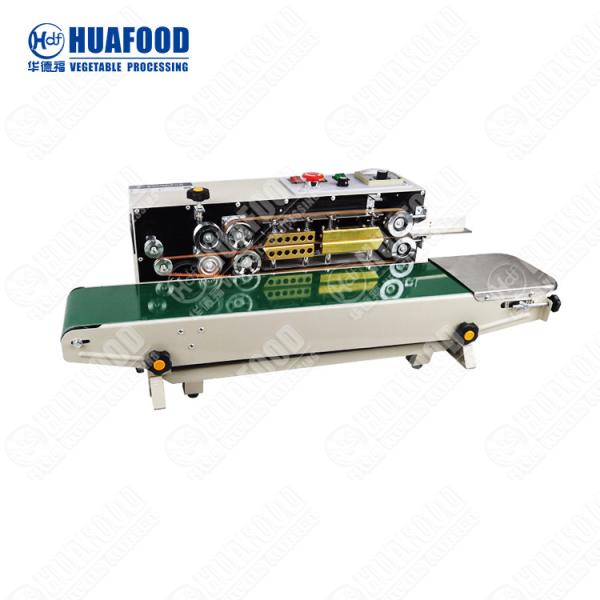 FRM-1120LD HUALIAN Continuous Automatic Vertical Band Sealer Food Packaging Pouch Bag Heat Sealing Machine With Head Adjustable