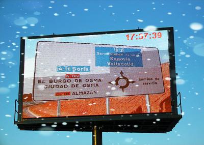 SMD 3 In 1 IP65 Electronic Advertising Sign , P10mm LED Display Screen