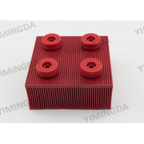 Red 90 * 95 Mm Auto Cutter Nylon Bristle For VT5000 / 7000 Cutter
