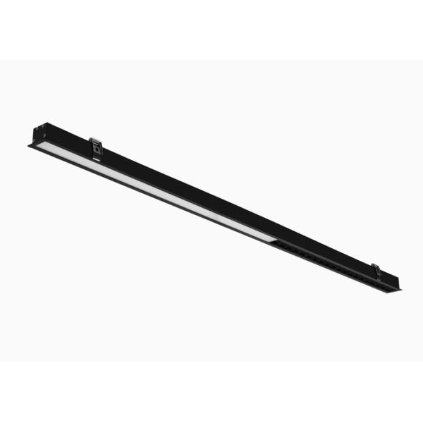 Pure White Linear Ceiling Light Fixtures / Indoor Led Linear Lamp High Lumen IP20