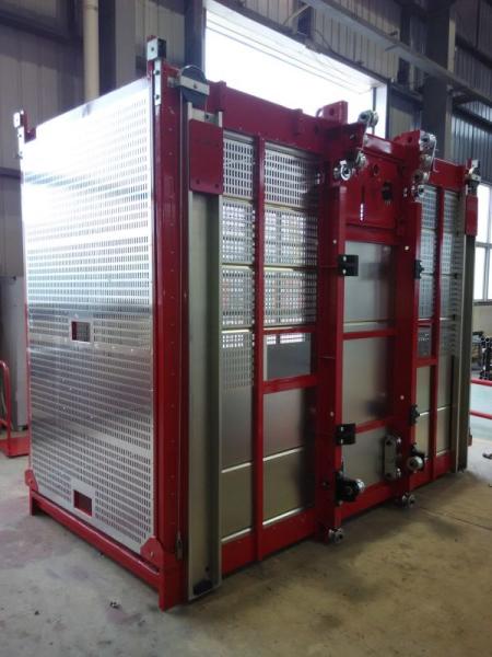 SC200/200 Double Cages Construction Hoist Elevator 3×11KW