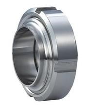 Stainless Steel Sanitary Union In Pipe Fittings , 1/2 - 6 ISO DIN 3A IDF RJT Union