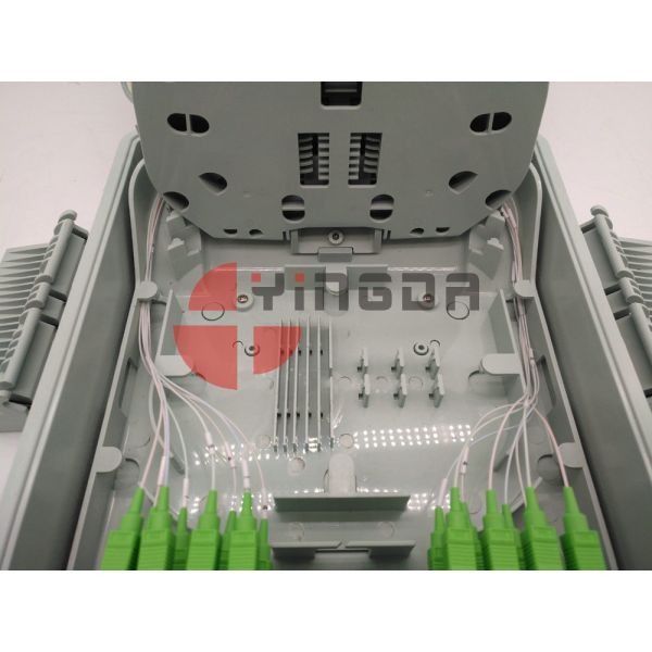 Закрытие соединения оптического волокна 96 ядров с Сплиттер ПЛК 1кс16 СК/АПК, на открытом воздухе коробка 16 Сплиттер переносит