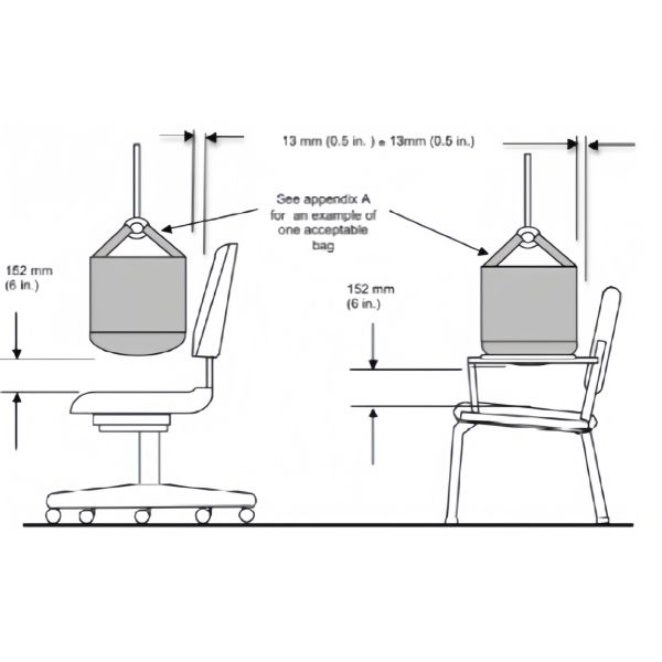 Drop Impact Tester of furniture/chair /bed